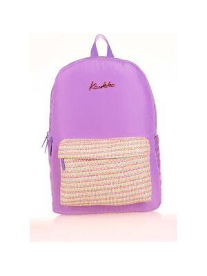 Kaukko Wıcker Sırt Çantası Lilac K1718