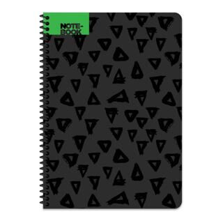 Keskin 16,5x22,5 80 Yaprak Kareli PP Kapak Spiralli Delta Defter