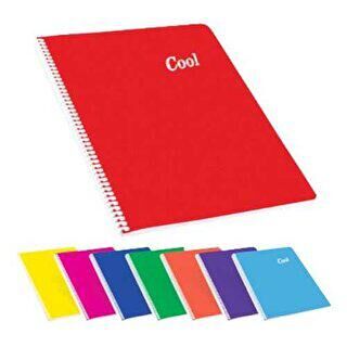 Keskin Color A4 72 Yaprak Düz Plastik Kapak Spiralli Cool Defter