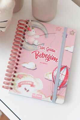 Le Color Bebek Anı ve Anne Hamile Günlüğü Albüm Defter Kız
