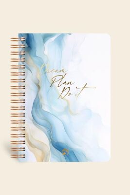 Le Color Marble Spiralli Defter Çizgili Dream