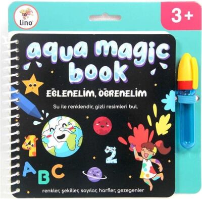 Lino Aqua Magic Book Eğlenelim, Öğrenelim Sihirli Boyama Kitabı