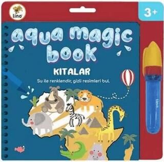 Lino Aqua Magic Book Kıtalar Sihirli Boyama Kitabı