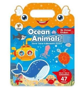 Lino Tekrar Tekrar Kullanılabilen İlk Sticker Kitabım Ocean Anımals