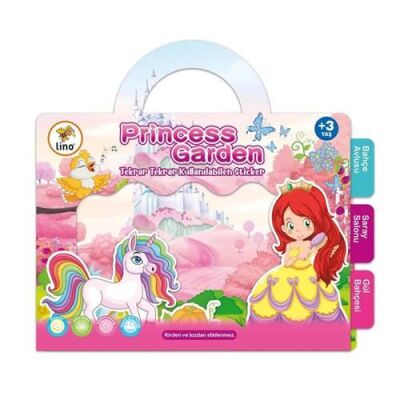 Lino Tekrar Tekrar Kullanılabilen Sticker Princess Garden