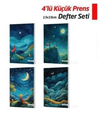 NTT - 4`lü 13x19 Defter Seti - Küçük Prens