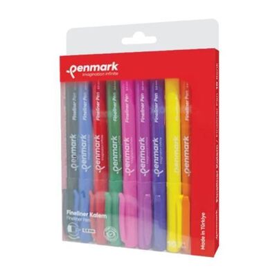 Penmark Fineliner Kalem 0.6 Mm Japon Uç 10 Lu Set