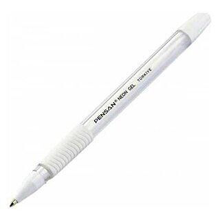 Pensan Neon Jel Kalem Beyaz 1Mm