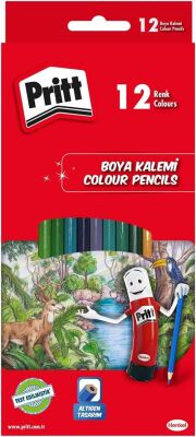 Pritt Kuruboya Kalemi 12 Renk Karton Kutu