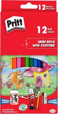 Pritt Silinebilir Pastel Boya 12 Renk