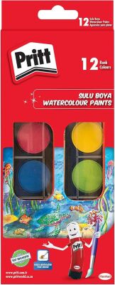Pritt-Suluboya 12 Renk Büyük Tablet