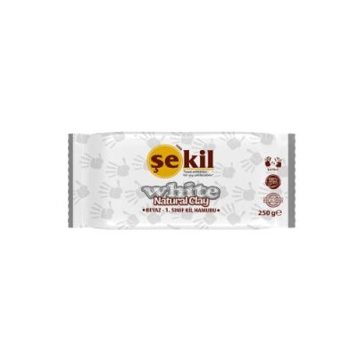 Şekil Kil Seramik Hamuru Beyaz 250 Gr