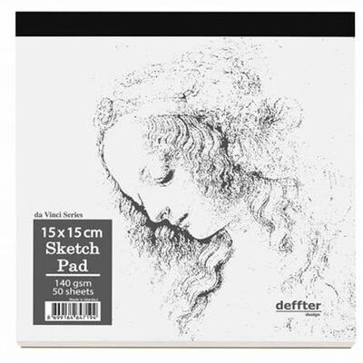 Deffter Sketch Defteri Ciltli 15x15 140Gr 50 Yaprak