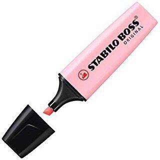 Stabilo Boss Original Fosforlu Kalem Pastel Pembe