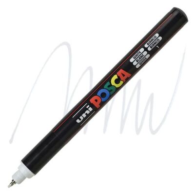 Uni Posca 0.7 Su Bazlı Poster Markörü Beyaz Pc-1Mr