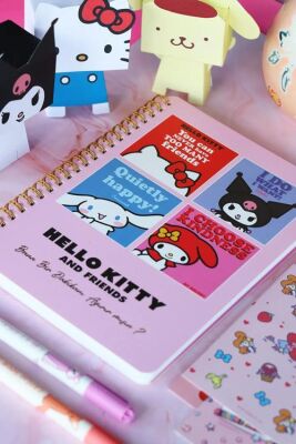 Victorias Journals Hello Kitty Sert Kap.spiralli Günlük 524-1892