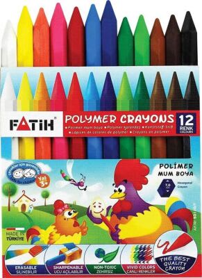 Fatih Mum Boya 12 Renk Kısa