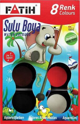 Fatih Sulu Boya 8 Renk S-8