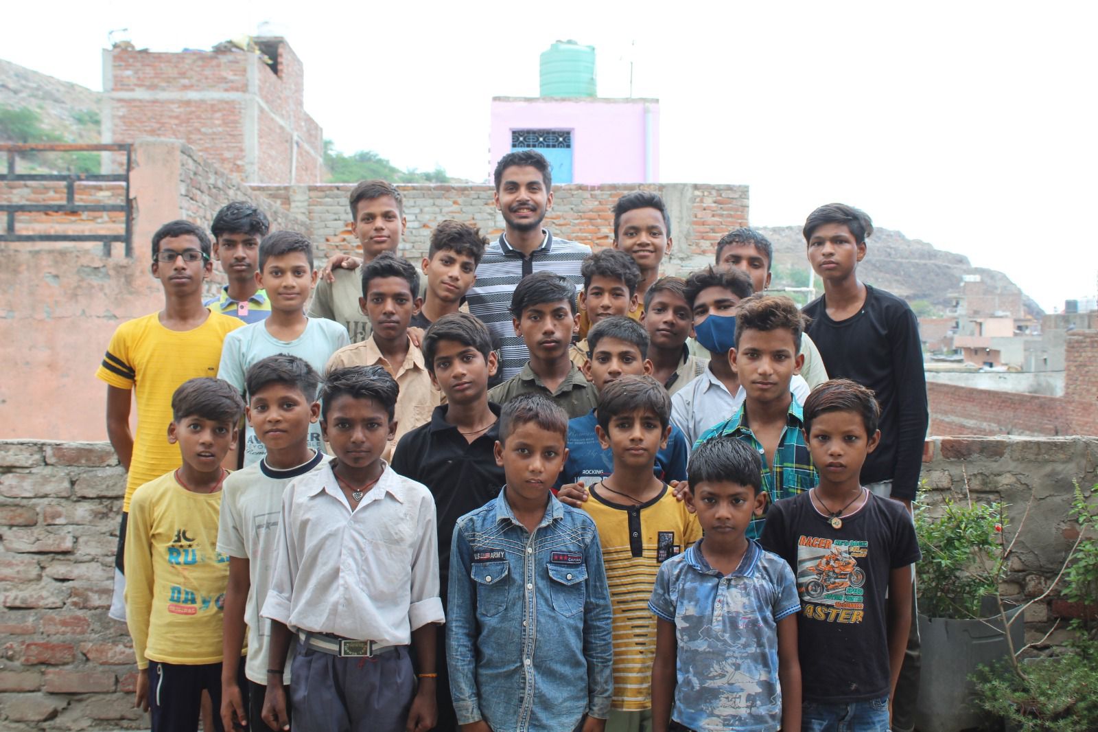 NFE children with teacher