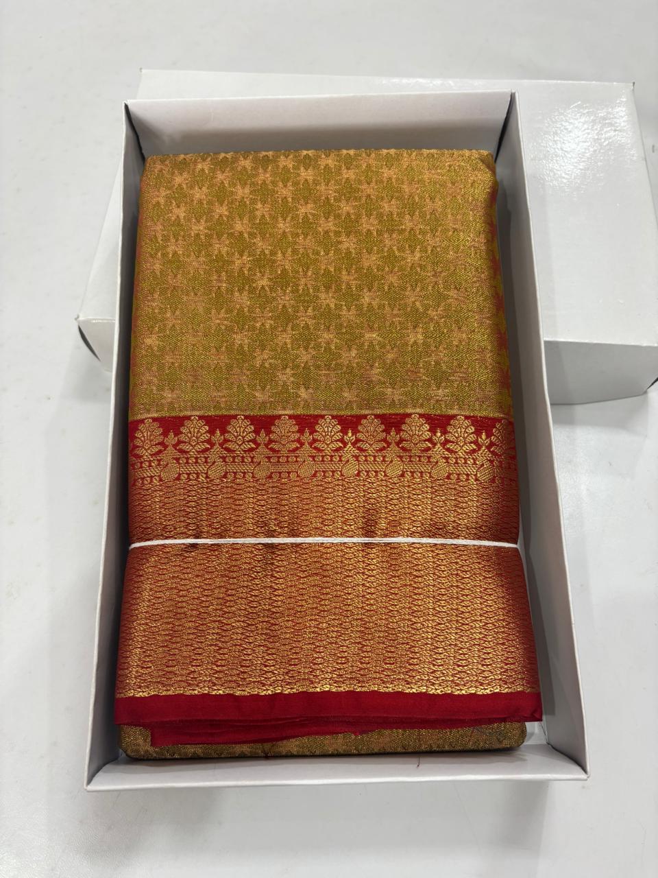 Hot Pink & Black Antique Gold Sico Saree