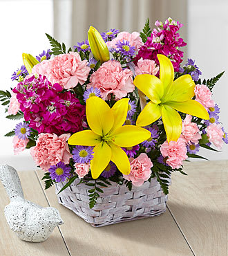 April flower delivery item for New Russia