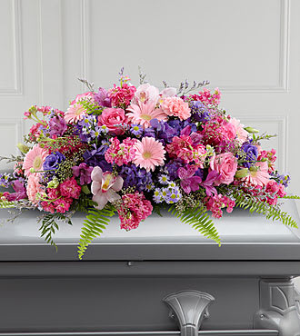 Glorious Garden Casket Spray
