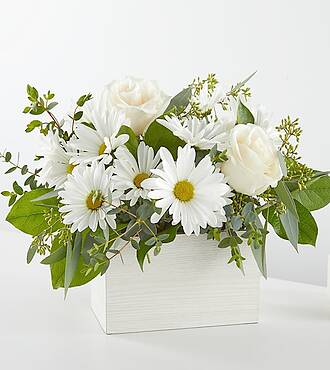 Fresh Linen Box Bouquet