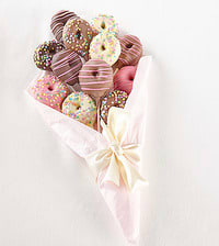 Belgian Chocolate Covered Mini Donut Bouquet - FedEx