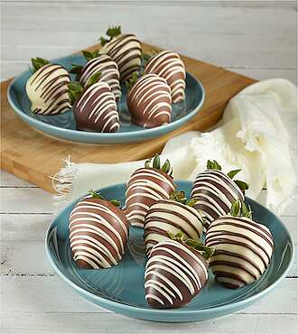 One Dozen Classic Belgian Chocolate   Covered Strawberries - FedEx