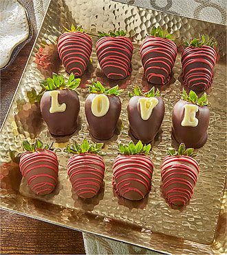 Love Belgian Chocolate Covered Strawberries - FedEx