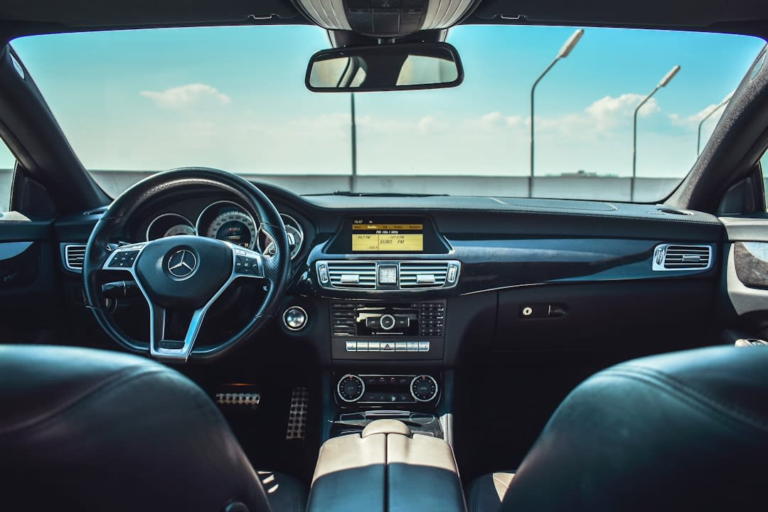 Advanced technology inside a car showcasing user experience