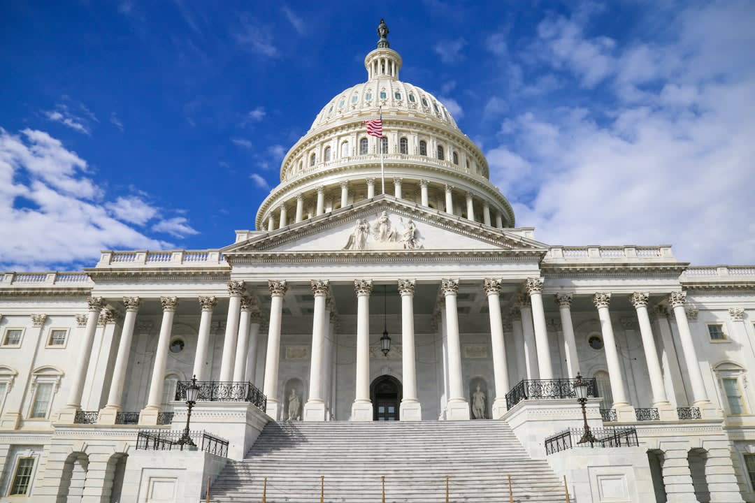 A government building with a focus on technology in the context of regulation.