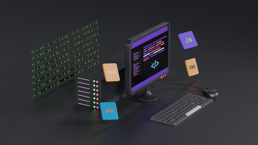 A programmer working on solutions for web development issues