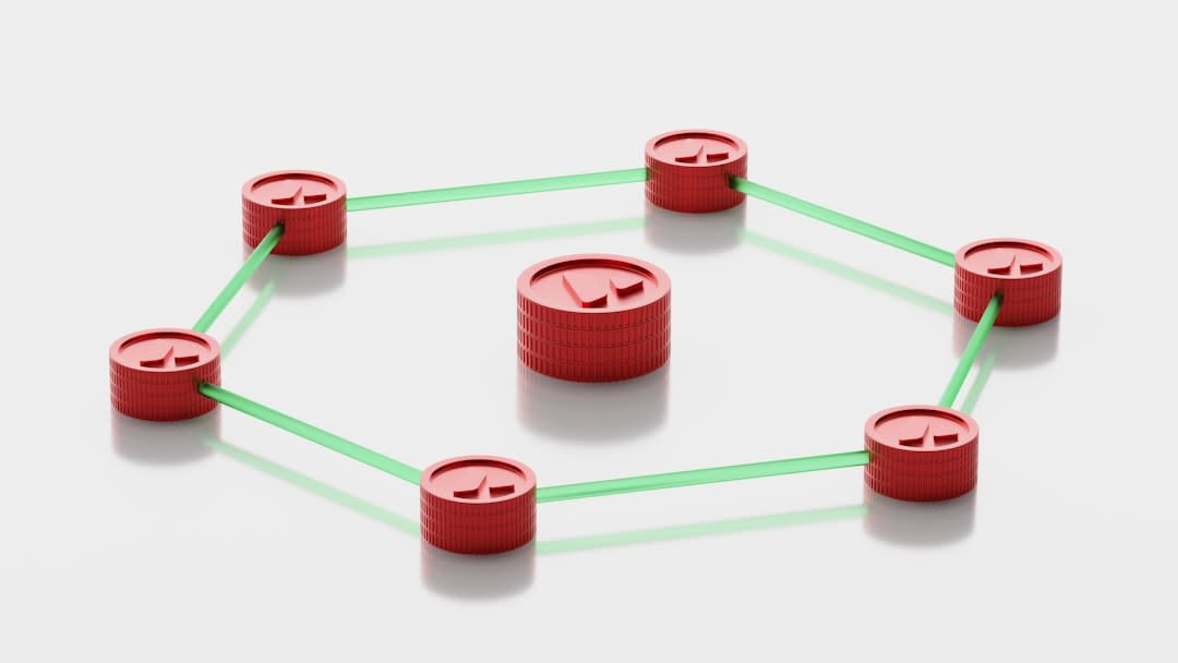 An illustration of distributed systems with interconnected nodes.