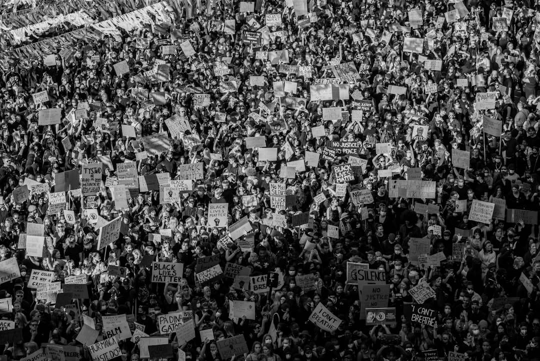 A group of people protesting against data centers