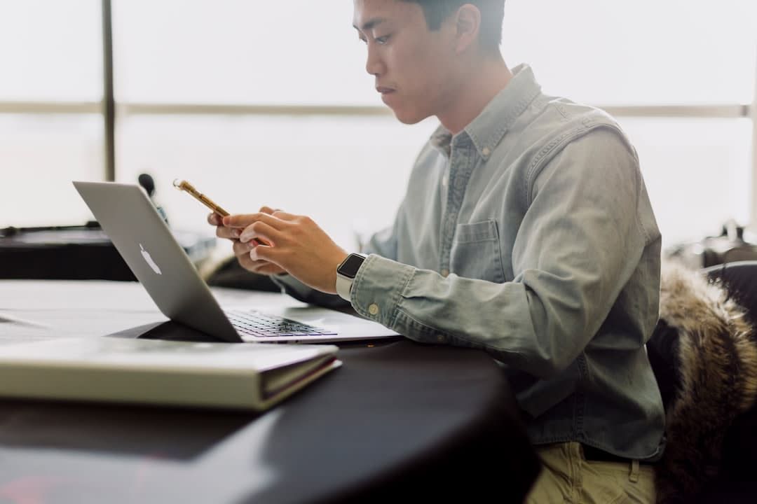 A small business workspace with entrepreneurs collaborating