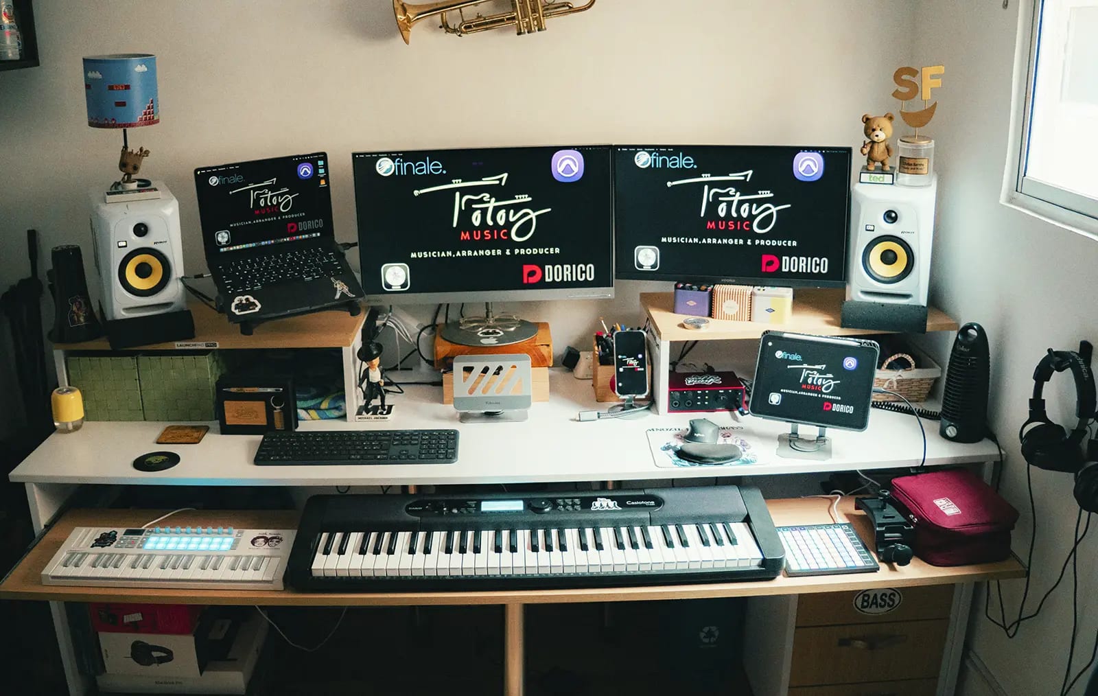 Totoy Studio, el estudio de grabación de Cristian «Totoy» Barreto en Bogotá