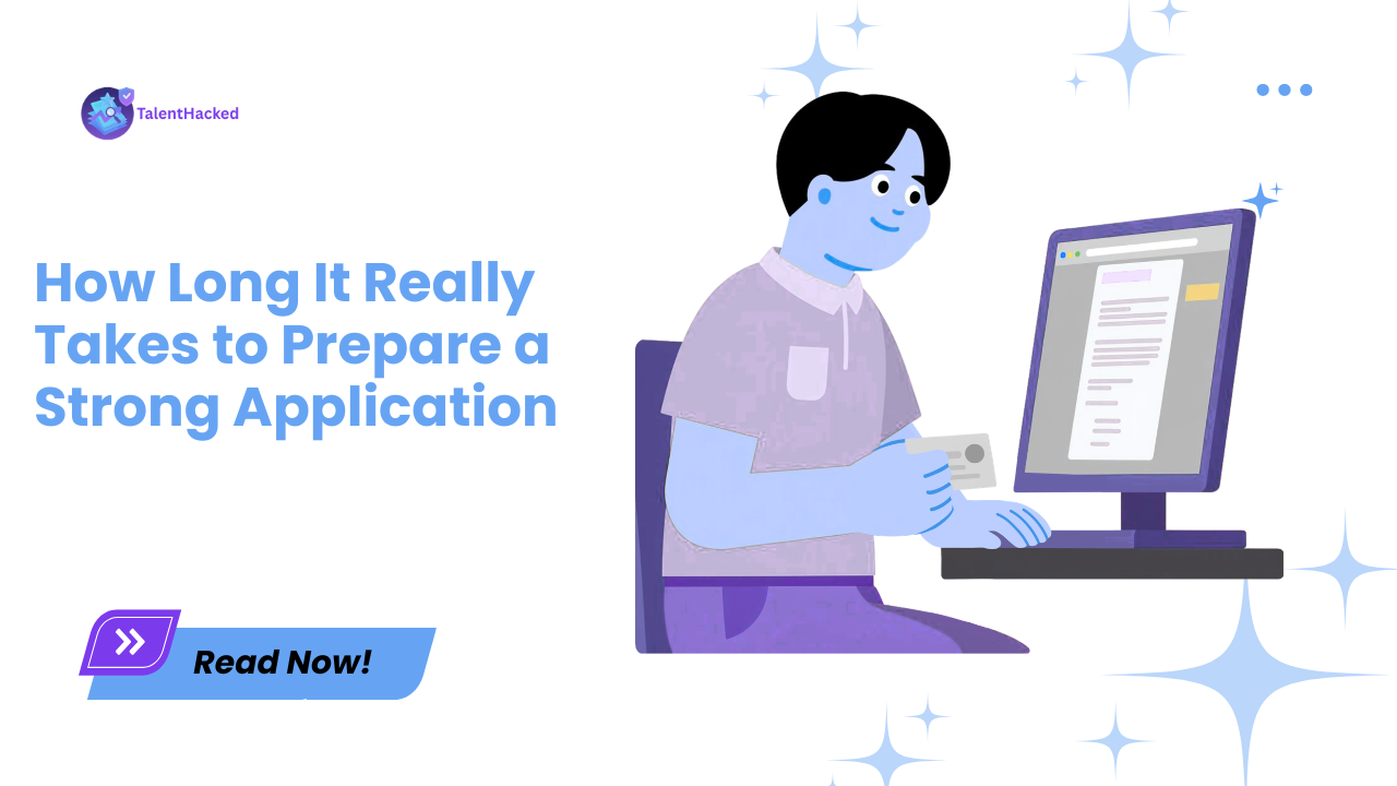 How Long it Really Takes to Prepare a Strong Application