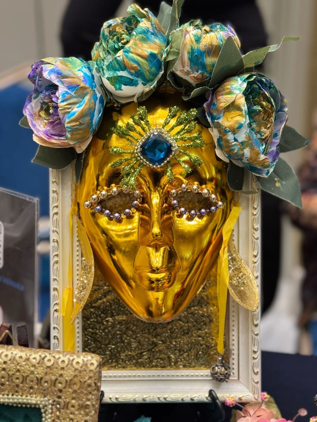 დეკორი ვენეციური კარნავალის თემით