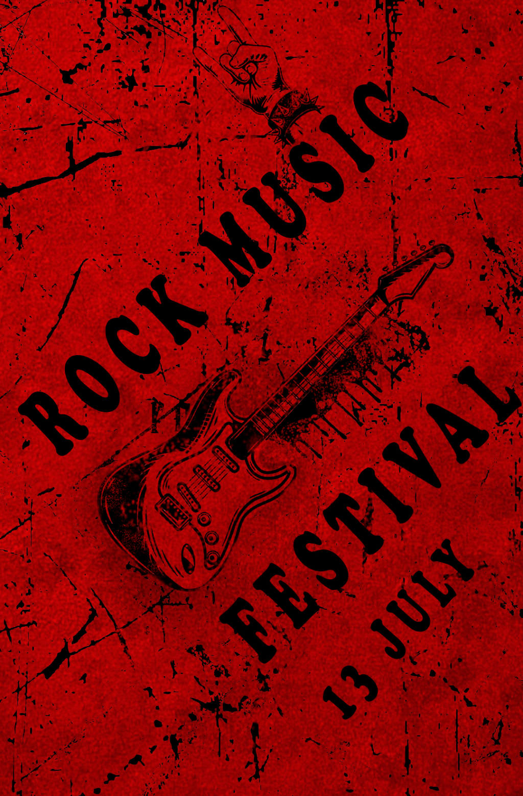 როკ პოსტერი (ციფრული ნახატი)