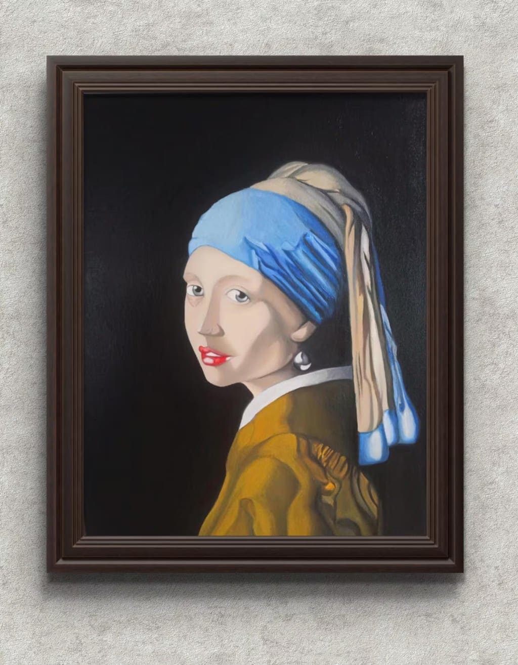 გოგონა მარგალიტის საყურით 