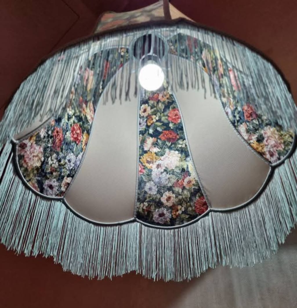 ხელნაკეთი ვინტაჟური ჭაღი