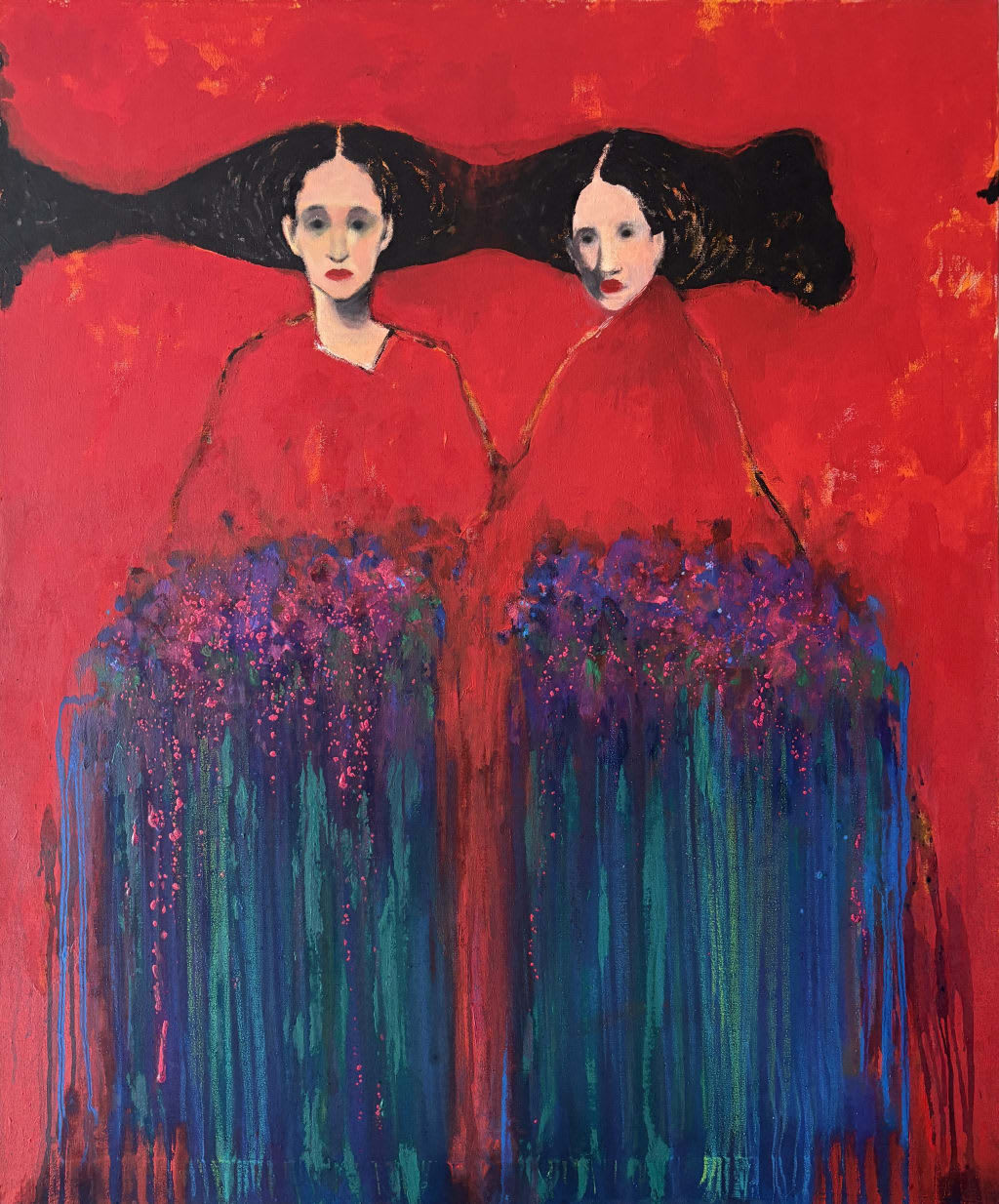 გოგონა თაიგულით