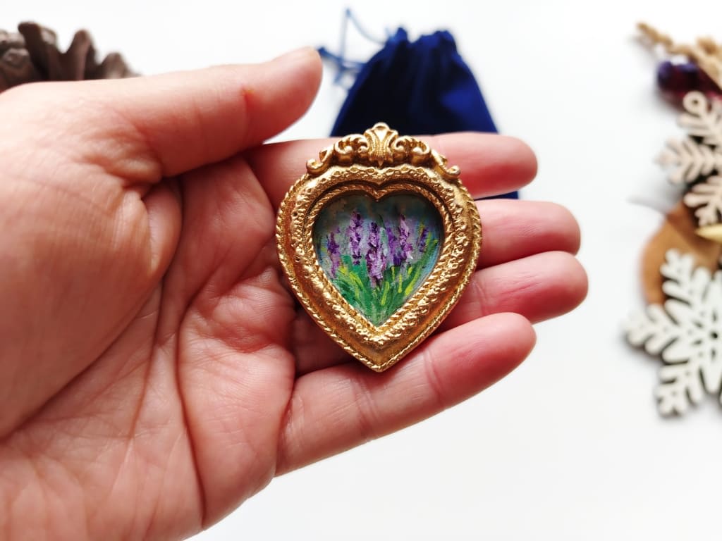 მინიატურა "ლავანდები"