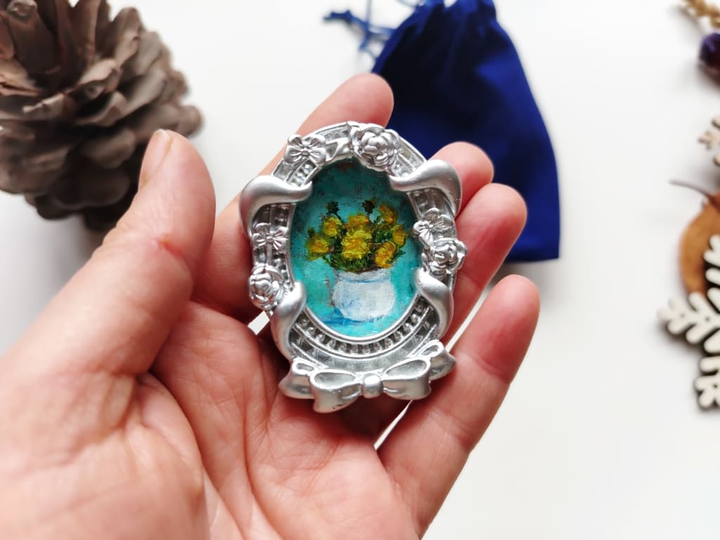 მინიატურა "ყვითელი ყვავილები"