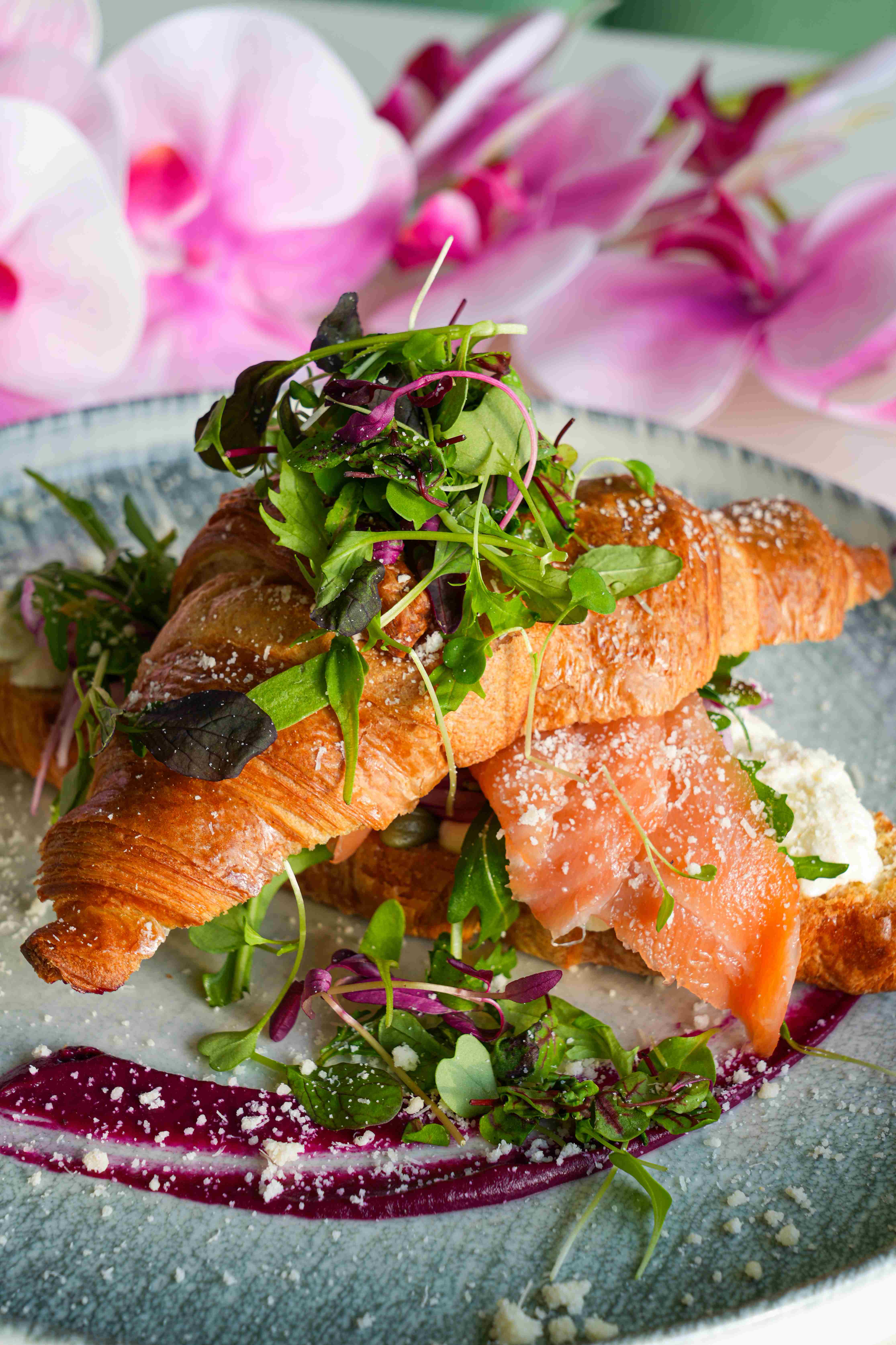 Smoked Salmon Croissant