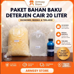 Paket Bahan Deterjen Laundry Cair (Biang Sabun) 20 Liter