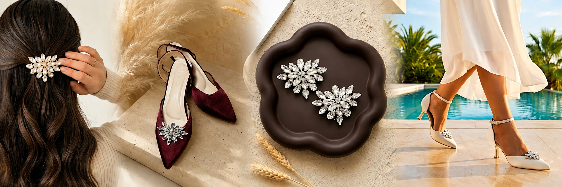 The Starburst Crystal Clip: When You Want Your Shoes to Be the Statement