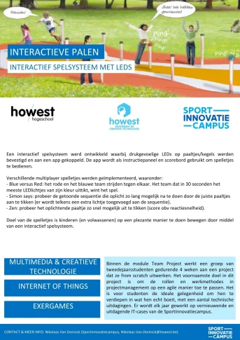 Flyer interactive poles