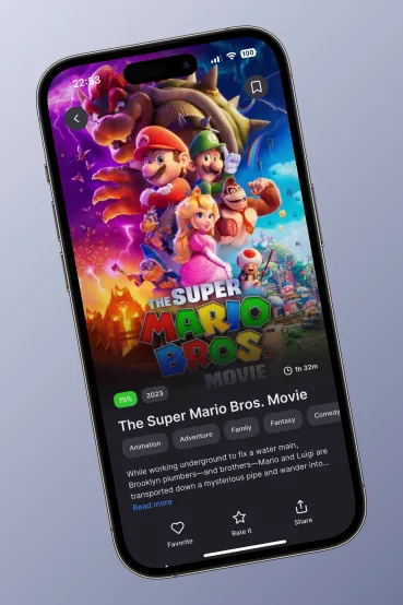 Detail screen The Super Mario Bros Movie